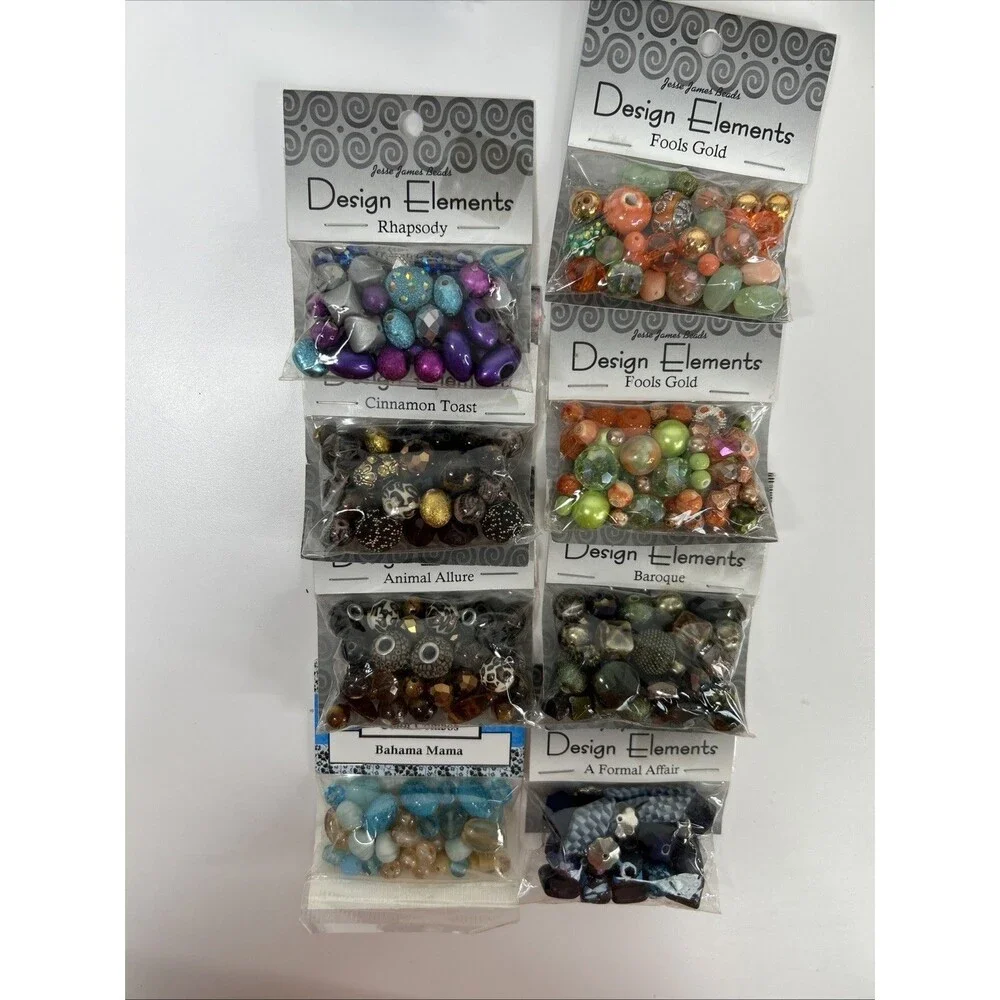 Lot Jesse James Inspiration Boho Focal Craft Beads Jewelry Making Orchid Blue